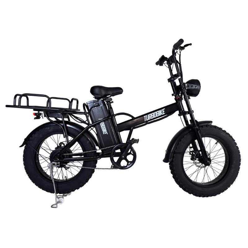 新款外卖车电动自行车代步车20寸雪地车锂电池代步小型助力出口车