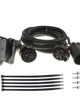 美式7针拖车线束 配原车拖车7针接头 拖车连接器 总长7英尺 56070