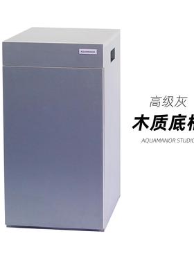 鱼缸底柜实木水族箱仿ada风海水缸超白底滤雨林缸水草缸