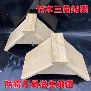 信鸽鸽具竹木实木站架木质半圆栖架挂钩站架鸽子站架鸽子栖息站架
