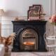 法式 覆古壁炉柜别墅沙发边家用客厅假火取暖装 饰婚纱摄影拍摄道具
