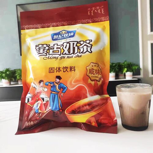 世纪牧场蒙古奶茶粉400克甜味咸味内蒙古特产固体饮料冲泡