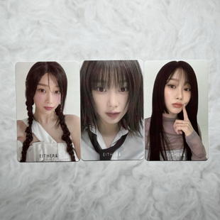 giselle小卡正版明星专辑卡片either气垫吉赛尔代言卡3.0 aespa梨