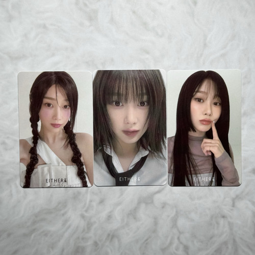 giselle小卡正版明星专辑卡片either气垫吉赛尔代言卡3.0 aespa梨