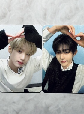 章昊wm蝴蝶结比心ZB1昼mini5韩维辰小卡MA签售特典卡BLUE保正保真