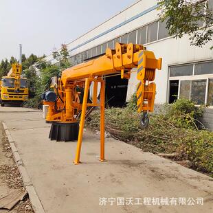 青海船吊船尾吊机 5吨12吨渔船吊参数 渔船船用起重机报价