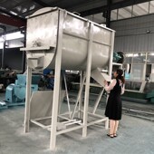 智利宠物粮猫粮狗粮搅拌机 尿素化肥拌料机 化工粉料混合设备