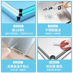 加厚不锈钢厨房货架置物架多层家用用品落地加厚储物收纳仓库橱柜
