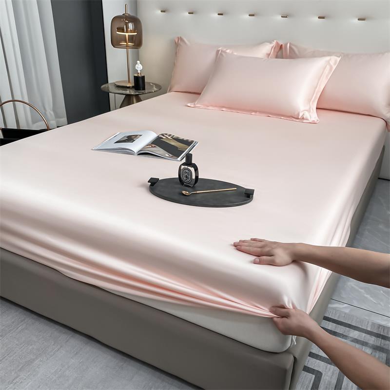 天丝床笠单件冰丝夏款枕套三件套100支床垫保护罩全包冰丝床单套