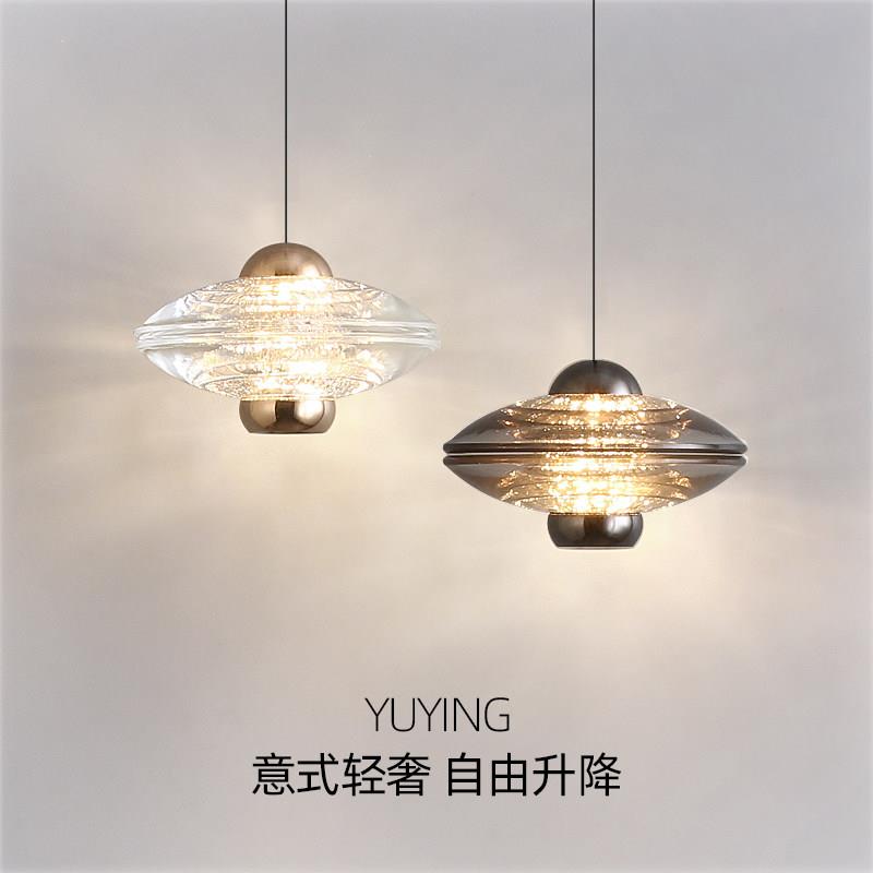 极简吊线灯床头简约现代网红创意感客厅背景主卧长线过道走廊吊灯
