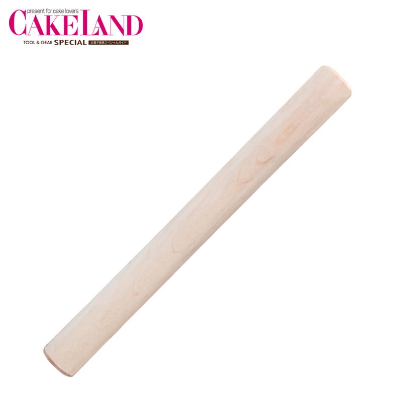日本进口 CakeLand天然木质擀面杖中号35cm 包子馒头面包饼干塔皮