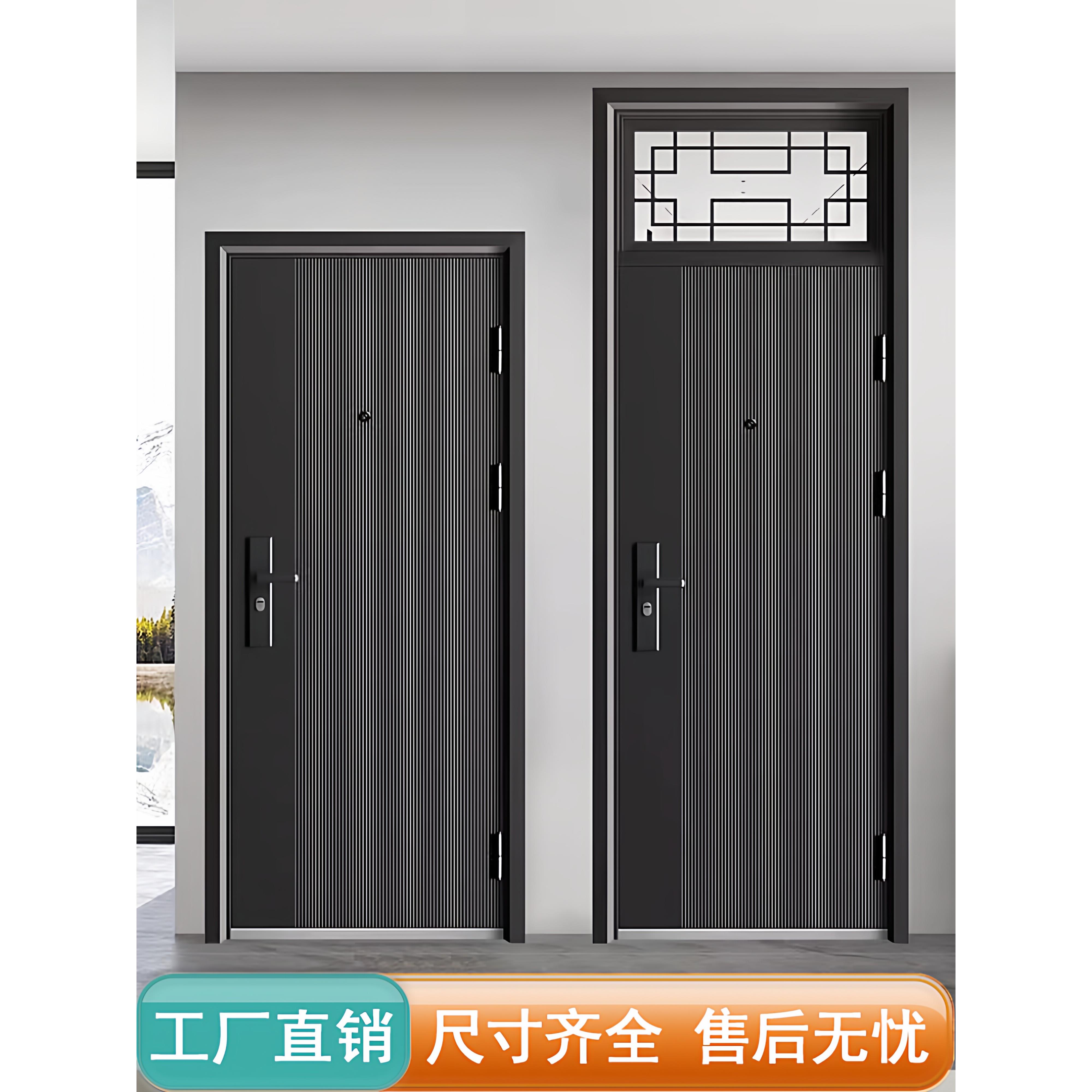 防盗门进户门家用入户门卧室房间门出租屋公寓钢质子母车库工程门