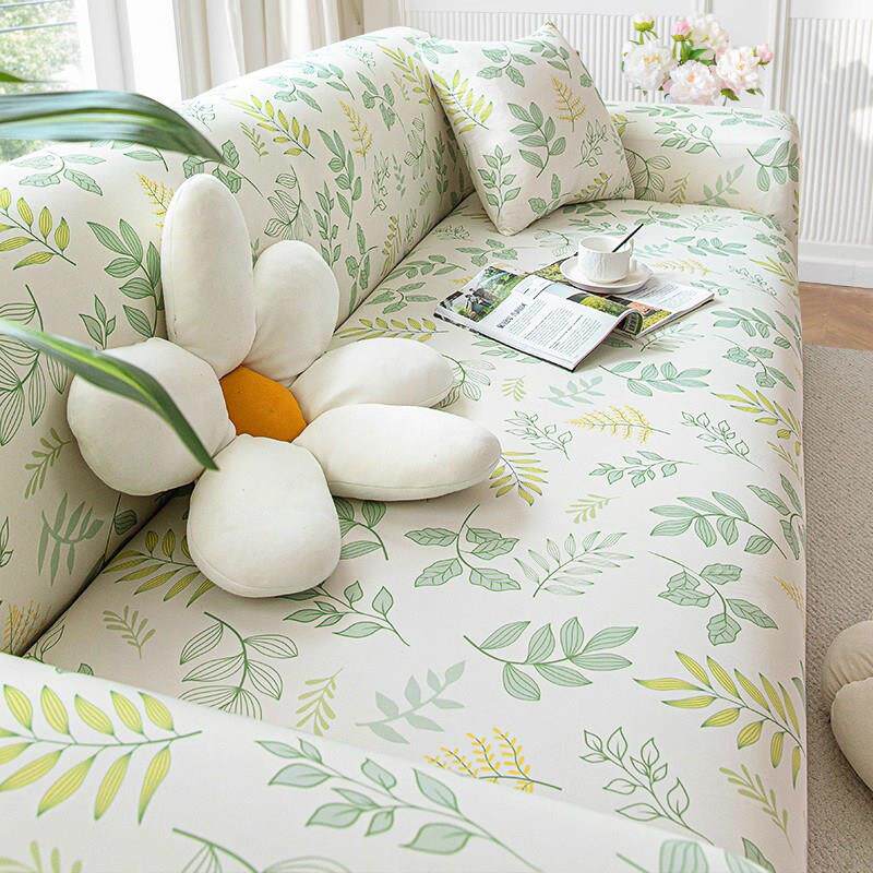 凉感沙发套罩2025新款夏季冰丝客厅三座一贵妃沙发盖布全包防滑