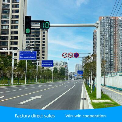 道路交通信号灯红绿灯交通信号灯杆电子警察杆L杆监控杆