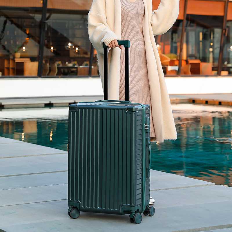 旅行箱行李箱小型拉链20寸登机拉杆箱万向轮24女男学生26密码皮箱