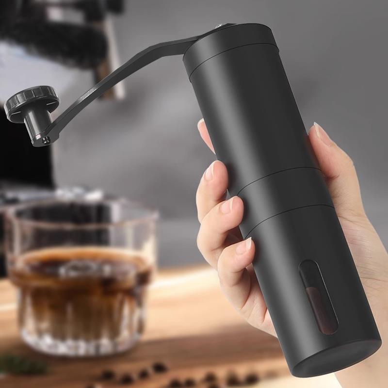 手磨咖啡机咖啡研磨机不锈钢手摇磨豆机手动咖啡豆研磨器磨粉器