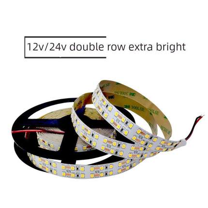 双排灯条12V超亮机械Led双排5050设备Led灯条12V档软灯条