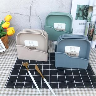 垃圾小盘子塑料残渣盘家用方密胺水仿瓷壳托盘 餐饭桌吐骨头用装