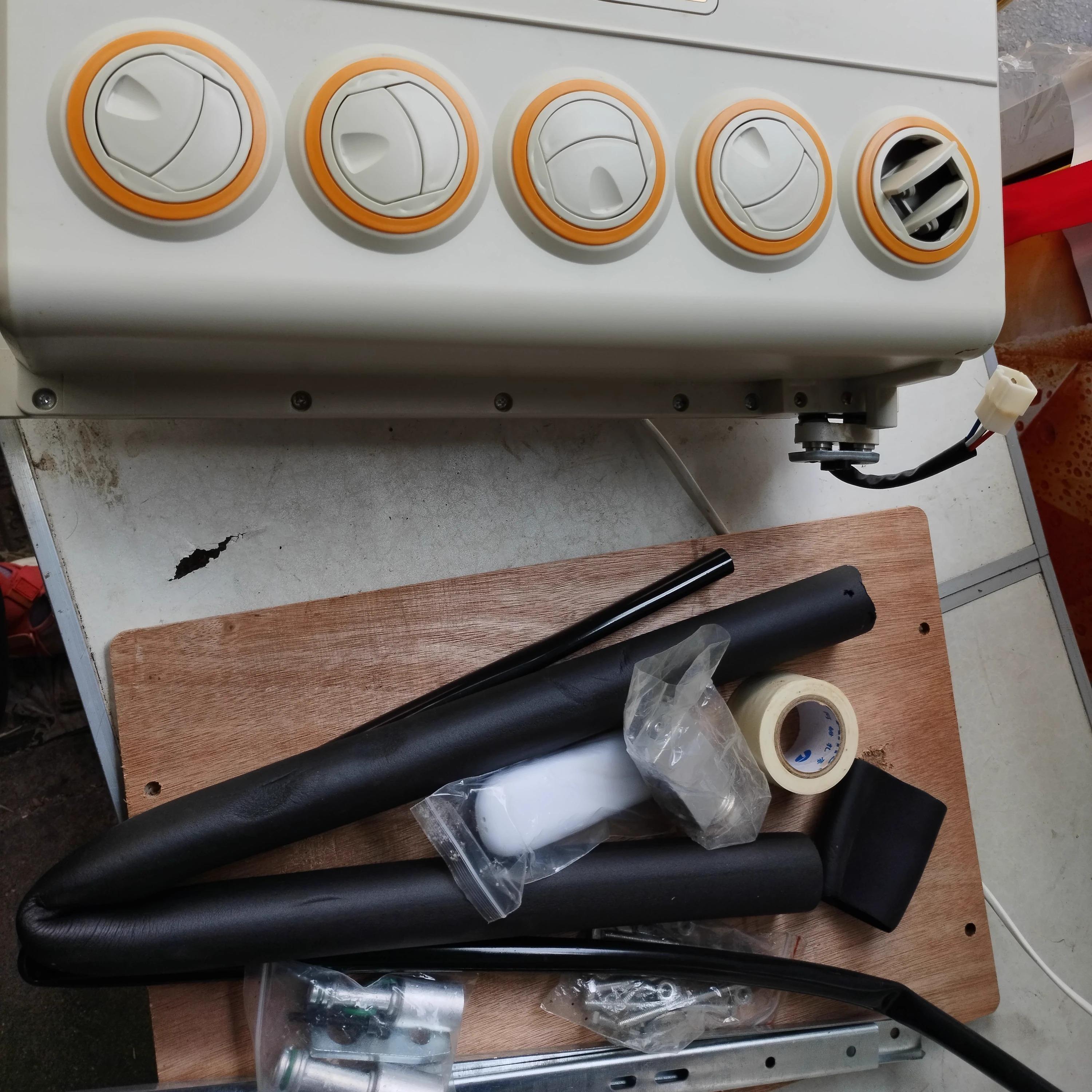 新祈达汽车空调蒸发器内机 遥控小挂机驻车空调蒸发心 货车挖掘机