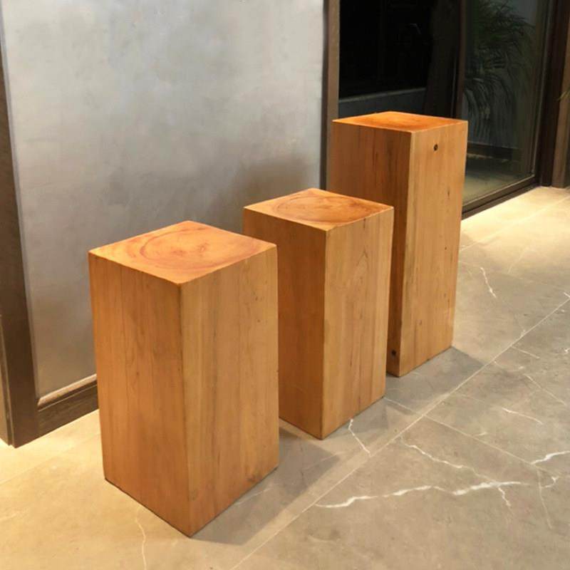 方形木墩矮凳实木凳子原木边几茶几底座树桩方墩床头柜换鞋凳摆件,住宅家具,根雕凳子,淘宝优惠券,粉丝福利购,淘宝优惠卷