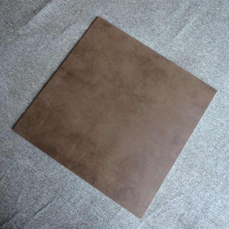咖啡色仿古砖水泥砖600 600卧室餐厅瓷砖商场店铺防滑耐脏地板砖