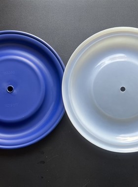 3寸气动隔膜泵膜片189296蓝色山道胶/白膜F46特氟龙隔膜片耐腐蚀