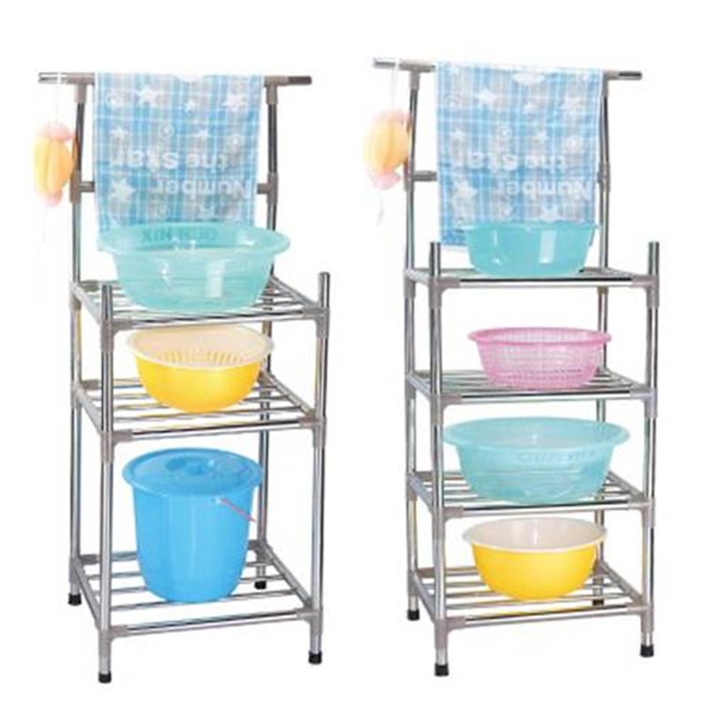 脸盆架子浴室厕所洗澡间置物架落地卫生间用品收纳架洗脸架