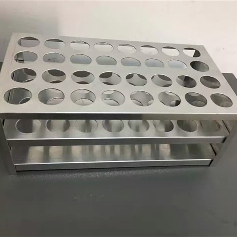 铝合金试管架 32孔12孔20孔40孔 教学仪器