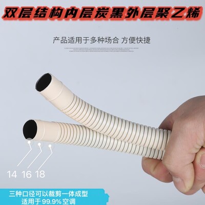 空调排水管加接管出水管半自动洗衣机进水管加厚家用下水管滴水管
