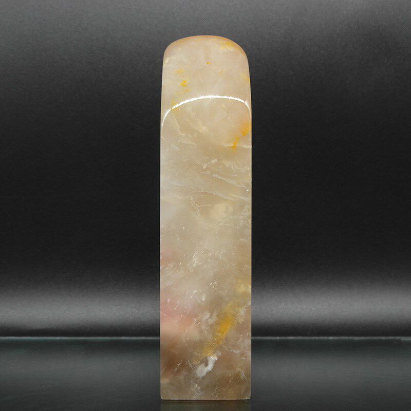 印石章料巴林石印章结晶彩冻石篆刻石料31*31*131mm