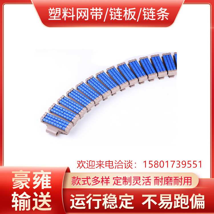 LBP882TAB侧弯滚珠链板 塑料 38.1节距 190宽度 254宽度 304宽度
