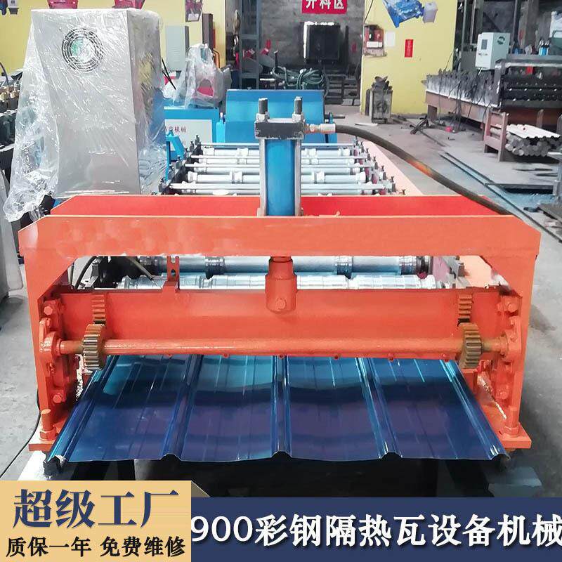 出口全自动彩钢压瓦机一米开料9启闭机