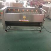 章丘毛辊脱皮机 不锈钢土豆萝卜地瓜水洗脱皮机 商用电动脱皮机