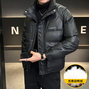 男士短款羽绒服冬季加厚保暖男外套潮流百搭帅气休闲青年冬装