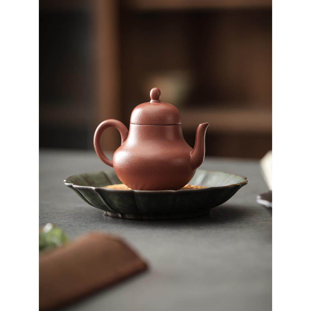 紫砂壶架经典粗陶干泡茶桌茶盘功夫茶具陶瓷茶架储水壶垫盖碗茶盘
