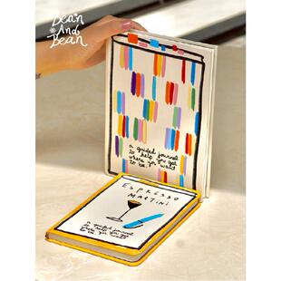 BeanAndBean 假杂志系列 硬壳本子记录本手帐本可爱笔记本记事本