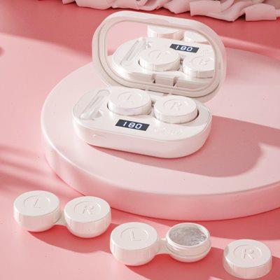 隐形眼镜清洗器电动美瞳盒子角膜塑形镜自动清洁机声波冲洗神器