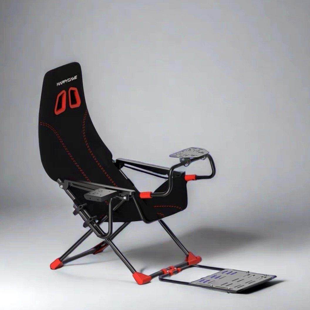 赛车游戏方向盘支架折叠赛车模拟器支架座椅便携式赛车游戏体验器