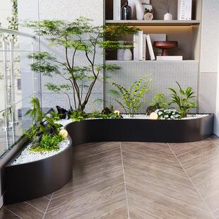 花箱户外种植箱阳台室外金属不锈钢成品创意异形花坛露台楼顶定制