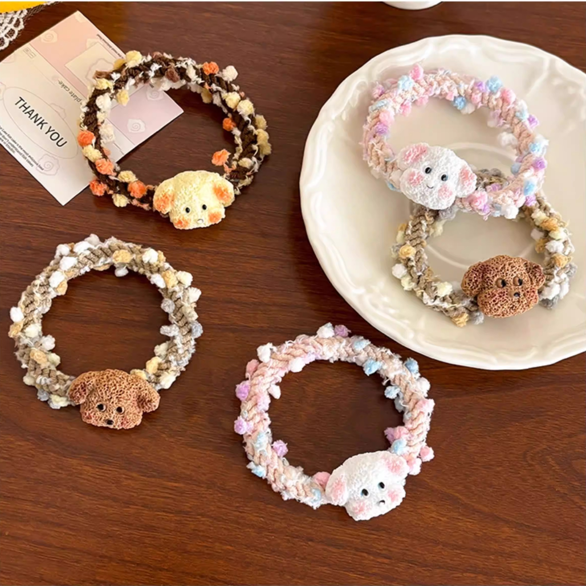 可爱小狗彩点发圈女高弹力扎马尾皮筋发绳儿童甜美发绳头饰不伤发,饰品/流行首饰/时尚饰品新,发饰,淘宝优惠券,粉丝福利购,淘宝优惠卷