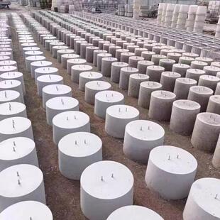 全国可发货光伏水泥墩圆形光伏配重块方形太阳能混凝土水泥墩底座
