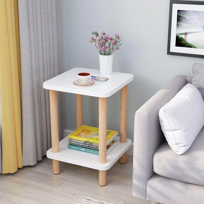 双层沙发边几简约现代小茶桌小户型客厅桌子创意卧室迷你小桌子