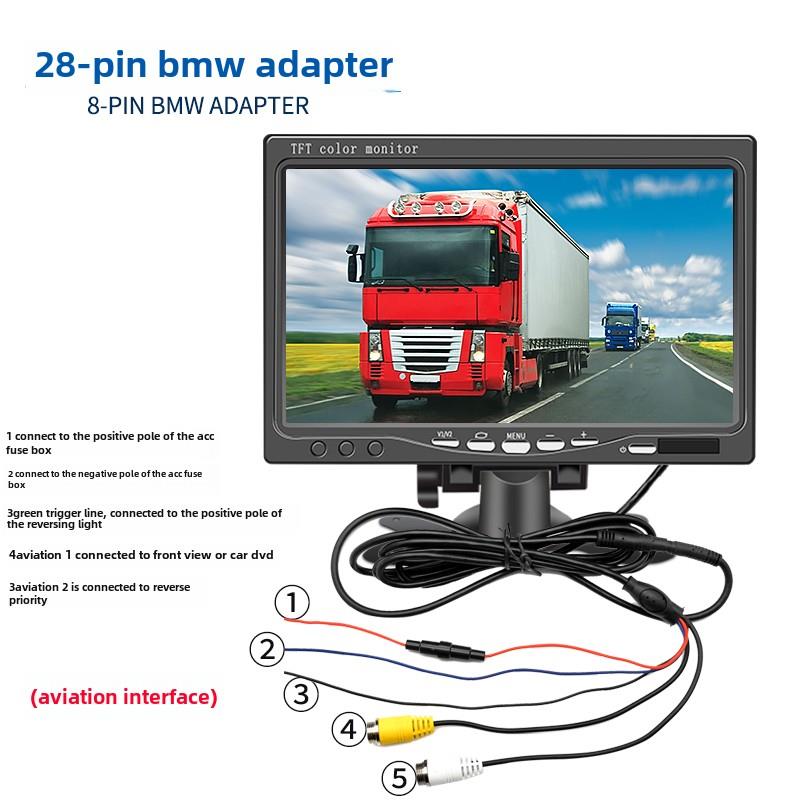 高清7寸/9寸车载显示器家用安防电脑VGA液晶显示屏录像监控显示器