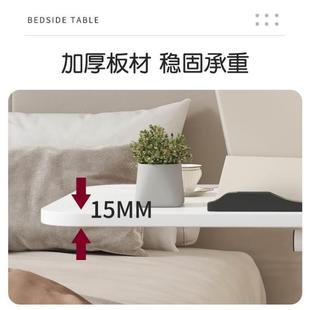 床边电脑桌可折叠移动家用卧室懒人床上书桌沙发边桌升降小桌子