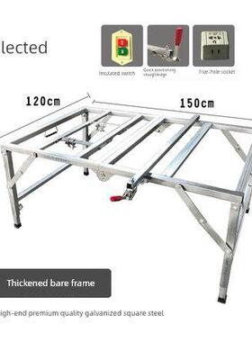 木工锯台小型多功能推台锯精密操作台便携折叠锯台装修倒装工作台