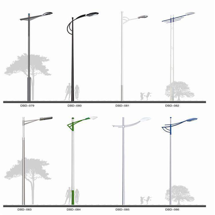 供应Led市电路灯杆户外5/6/8/10米小区市政新农村广场双头道路灯