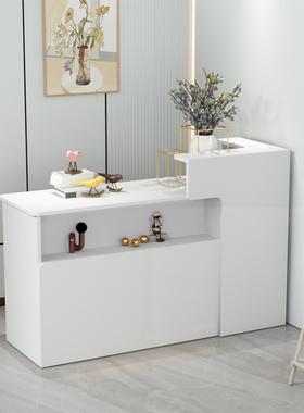 收银台吧台前台小型店铺女装店服装店柜台美容院按摩店新款收银柜