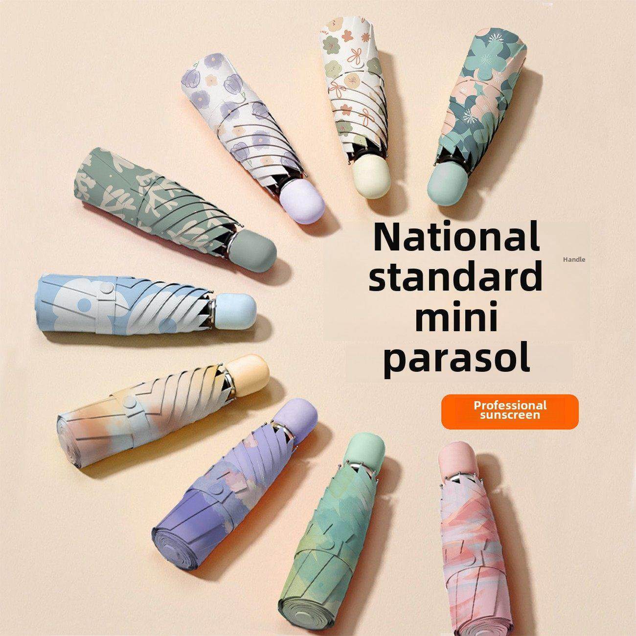 紧凑型和便携的妇女太阳伞，防晒，防紫外线，遮阳，防雨，阳光和,居家日用,伞,淘宝优惠券,粉丝福利购,淘宝优惠卷