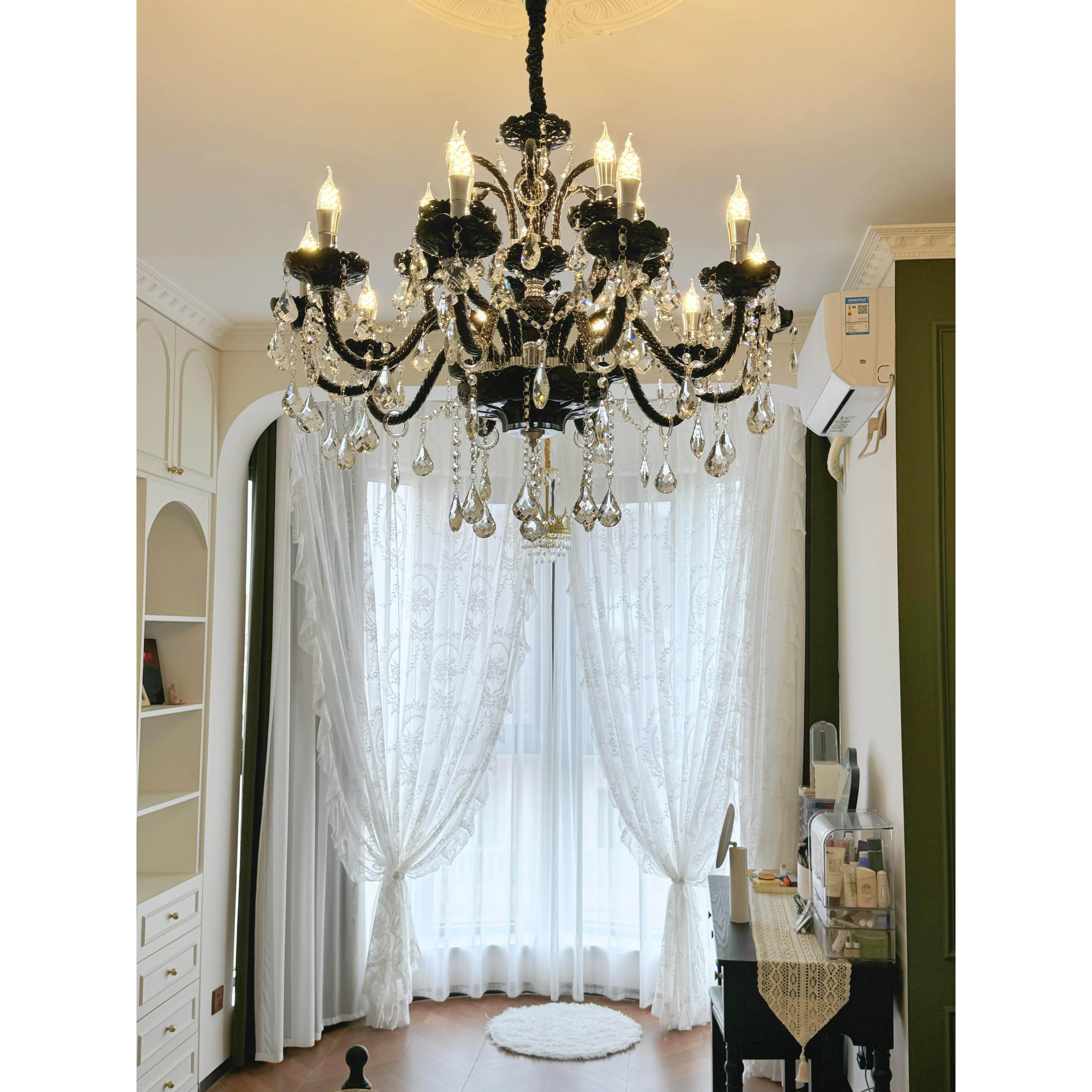 2025新法国水晶吊灯，覆古宫殿风格客厅主灯，餐厅灯，大气个性化