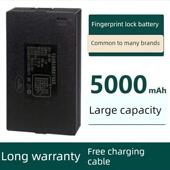 指纹锁电池智能门锁密码 锁电子锁专用锂电池可充电更耐用zns 09b1